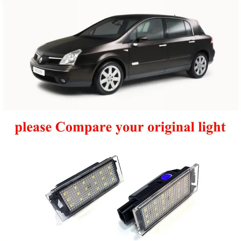 

Car Accessories Special Car License Plate Lamp For Renault Vel Satis 2005.04-2009 automotive goods car products