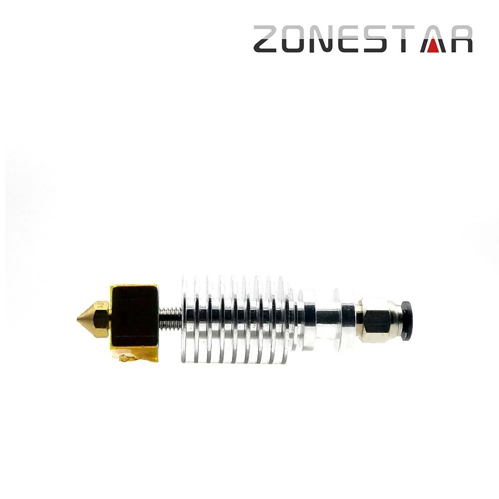 Обновленный Одноцветный экструдер Hotend сопло 0 4 мм 1 75 мм диаметр нити Аксессуары для 3d принтера части J Head HE3D HE4 ZONESTAR