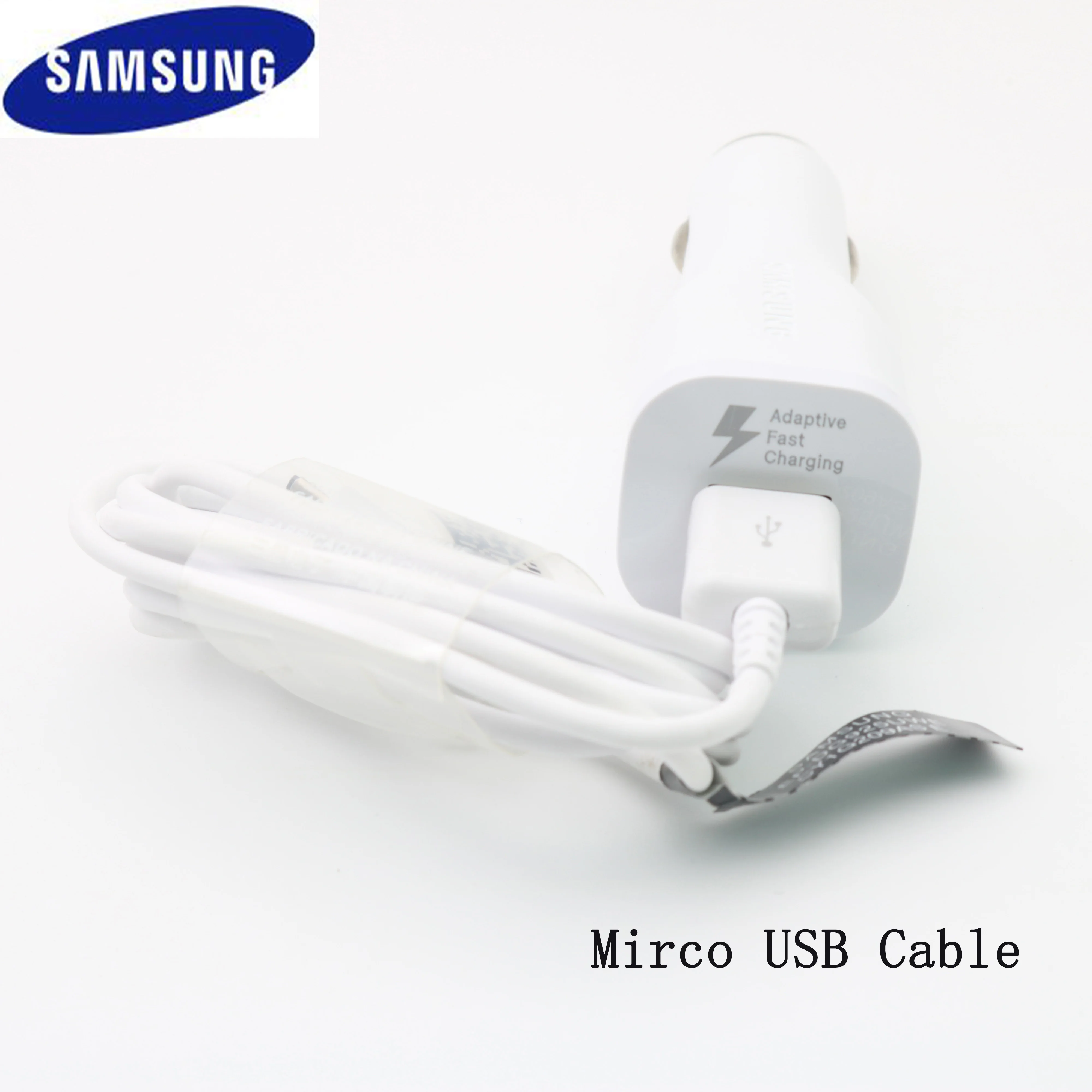 Автомобильное зарядное устройство Samsung адаптивный быстрый адаптер Micro USB Type C