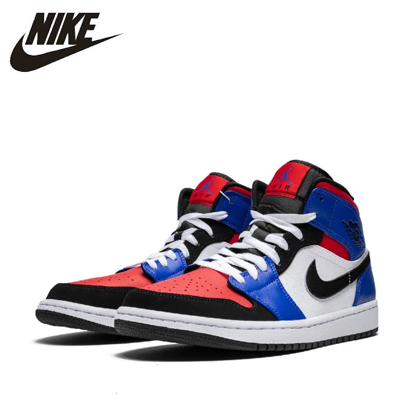 

Nike Air Jordan 1 Men Basketball Shoes Original Anti-slip Outdoor Sports Sneakers Breathable Abrasion Resistant #554724