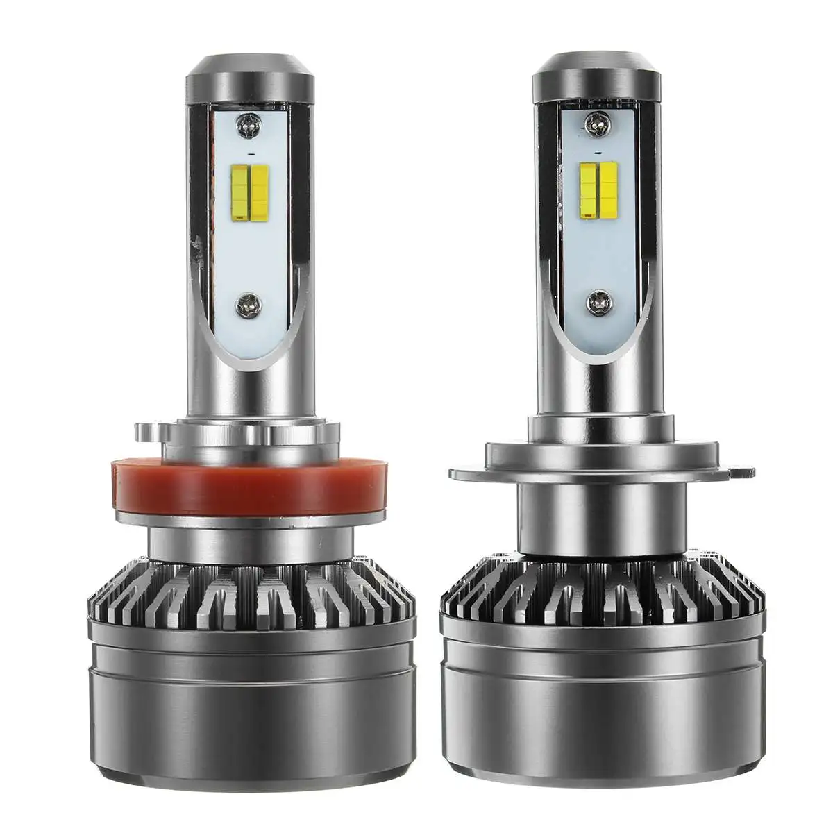 

1Pair H7 H11 White Yellow Car Headlight Bulb 8LEDS 1860 Chip 30W 4000LM Fog Lamps LED Headlamp