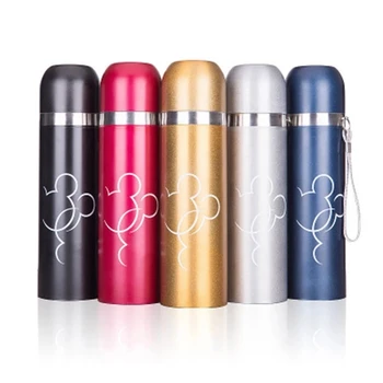 

Coffee Tea Milk Travel Mug Bullet Thermos Cup NEW Fashion Double Wall Stainless Steel Vacuum Flasks 500ml Gifts Thermocup