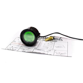 

2 inch 52mm Digital LCD Water Temperture Gauge Meter with Water Temp Sensor 7 Colors