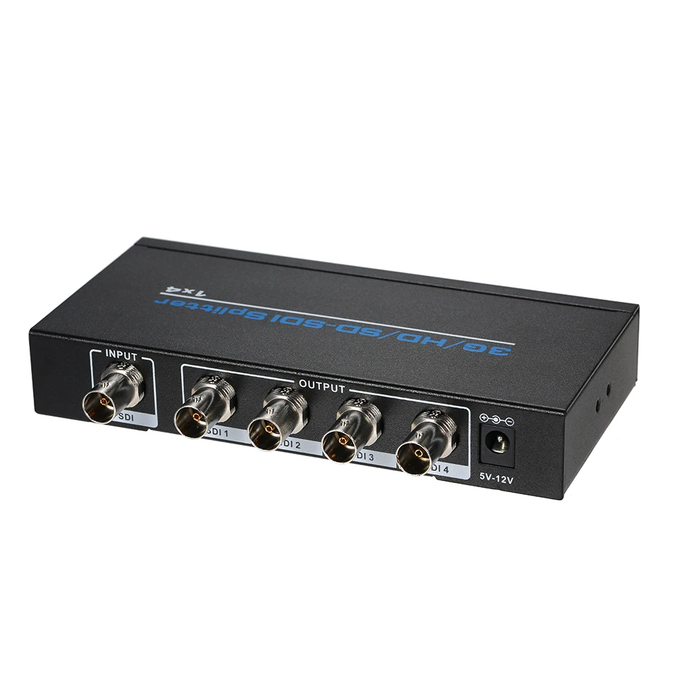 Разветвитель 3G/HD/SD_SDI 1*4 Дистрибуция 1 вход 4 выхода поддерживает HD SDI SD и 3G SDI|Кабели