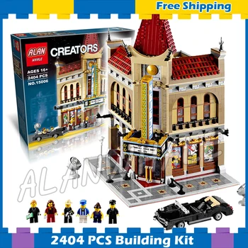 

2404PCS Creator Palace Cinema Street City Modular House Model Building Blocks 15006 Assemble Toys Compatible
