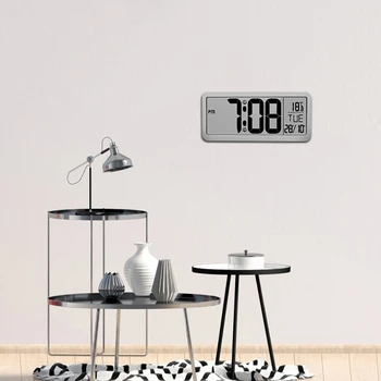 

High Quality Digital LCD Big Large Screen LED Display Electronic Alarm Clock