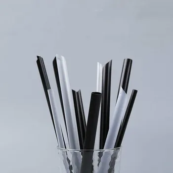 

100PCS Long 19cm /23cm Drinking Straws Plastic DIY For Bar Cocktail Wine Juice Straw Home Party Supplies Restaurant Accessories