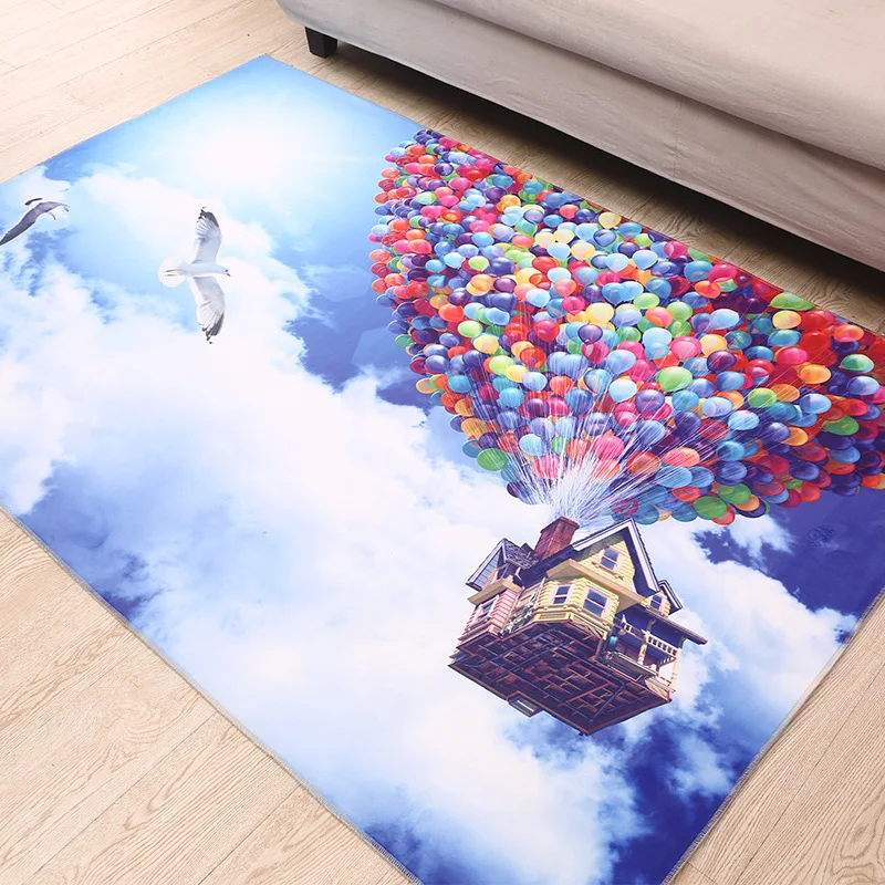 Manufacturers Wholesale 3D Printed Living Room Bedroom Teapoy Table Scenery CHILDREN'S Cartoon Carpet Mat a Generation of Fat