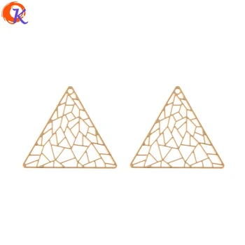 

Cordial Design 100Pcs 39*34MM Jewelry Making/Earring Connectors/Nets Triangle Shape/DIY Accessories/Hand Made/Earring Findings