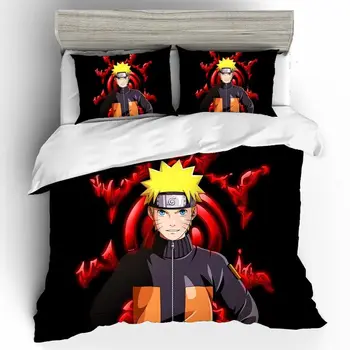 

Home Textiles Bed Linen Naruto Bedding Sets Duvet Cover King Size Bedding Set Bed Sheets Sabanas Bed Linen Ropa De Cama Gift