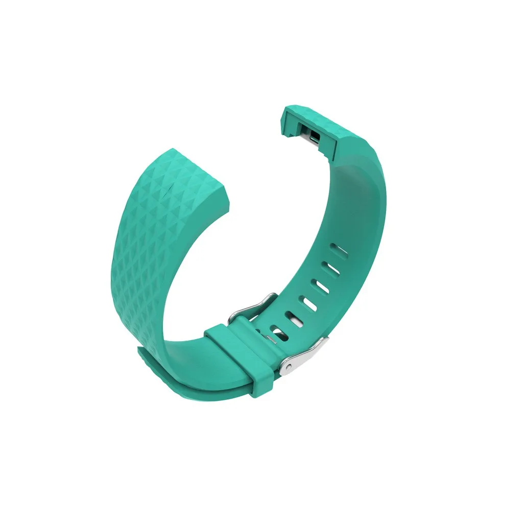 Силиконовый ремешок для Fitbit Charge 2, ремешок для умных часов, сменный ремешок для мужских Т-часов, 3D Модный женский мужской спортивный браслет 19Sep