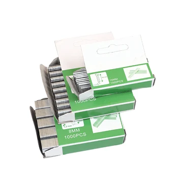 

1000pcs U T Nail Door Shaped Staples Manual Nail Stapler Staple Gun for Wood Furniture Household 2020 New Brand Design