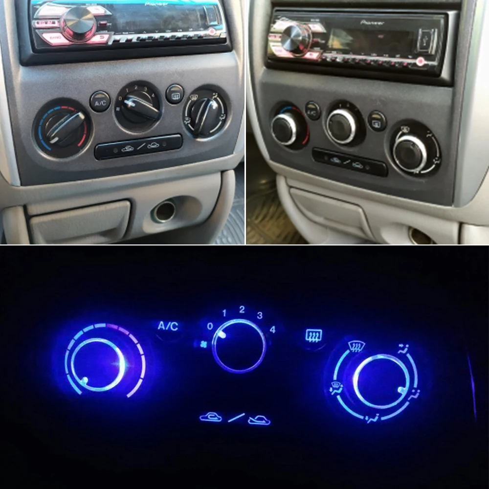 Для Mazda 323 Allegro Familia 626 протеж Haima Happin семейный кондиционер воздуха из алюминиевого сплава Ручка переменного тока кнопка управления теплом