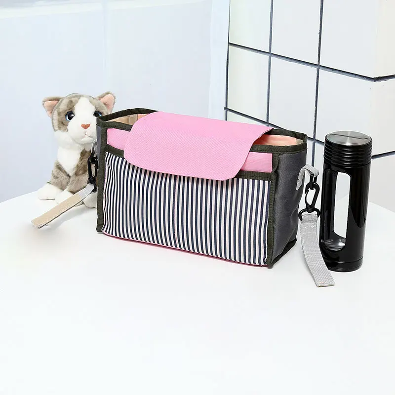 Stroller Storage Bags Strollers Accessories Hanging Bags Baby Convenient Waterproof Organizer Multi-Function Nylon Cases Bags