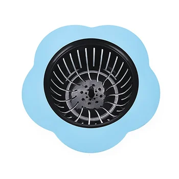 

Flower Shape Drain Plug Kitchen Durable Sink Filter Silicone Strainer Bathroom Shower Sink Filter Household Tools