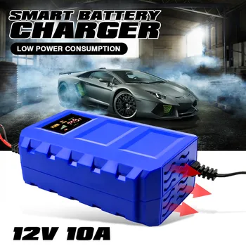 

20A 12V Fast Power Car Battery Charger Power Pulse Repair Chargers Wet Dry Lead Acid Battery-chargers With Digital LCD Display
