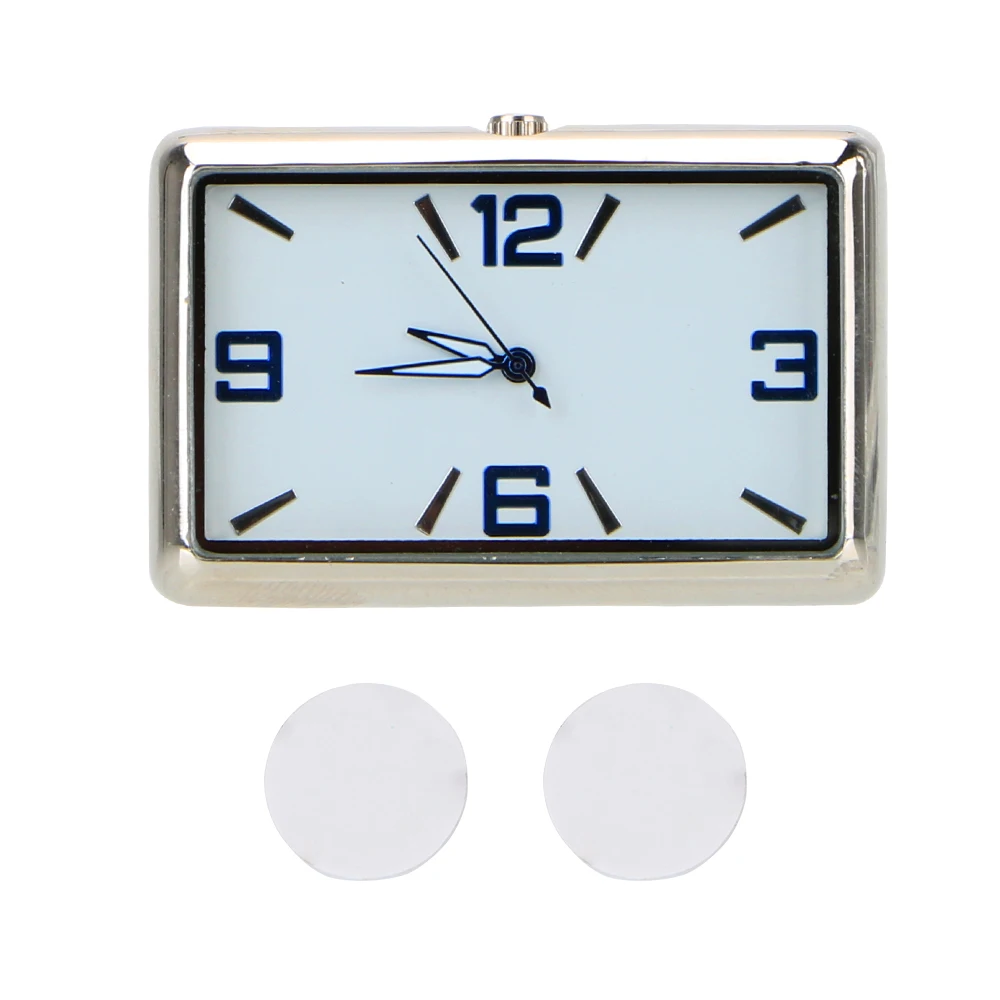 High Quality Automobiles Car Decoration Clock Watch Car Interior Electronic Quartz Watch Double-sided Sticker Car Decoration