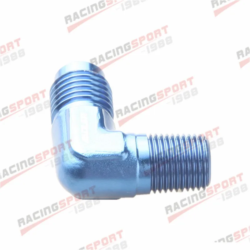AN4 4AN AN 4 до 1/8 &quotNPT 90 градусов мужской Алюминиевый адаптер|an 8|aluminum fittingsfittings an4 |