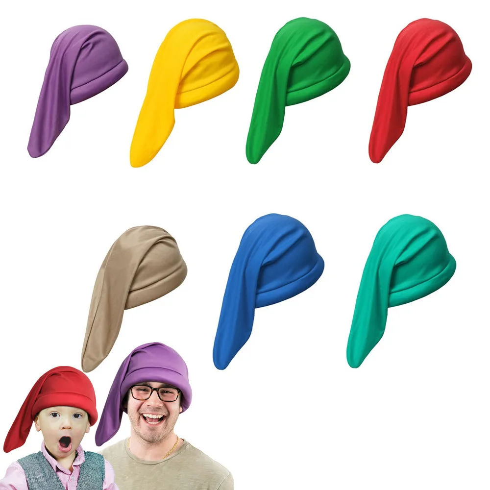 

Dwarf Hat Christmas Elf Hat Dwarf Costume Hat in Seven Colors Birthday Party Caps Cosplay Props