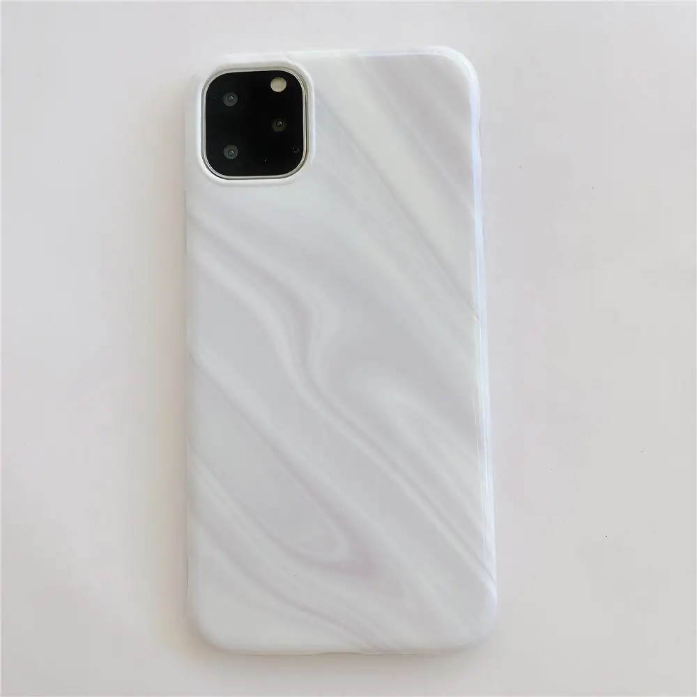 

Abstract Vintage Simple White Beige Marble Stone Phone Case For iPhone XR XS 11 Pro Max 6 6S 7 8 Plus X 10 Soft Back Cover Coque