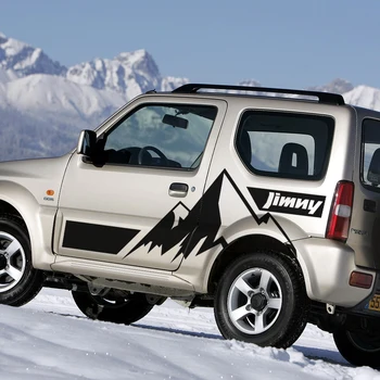 

Mountain Graphics Vinyl Decal for Suzuki Jimny Off Road Styling Car Door Side Captivating Sticker Auto Body Decor Accessories