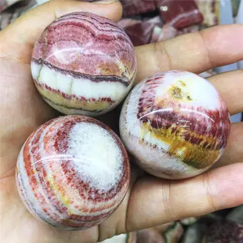 

3pcs Rare natural red stone carving ball free standing chakra healing reiki stone carving crafts wholesale beautiful lines