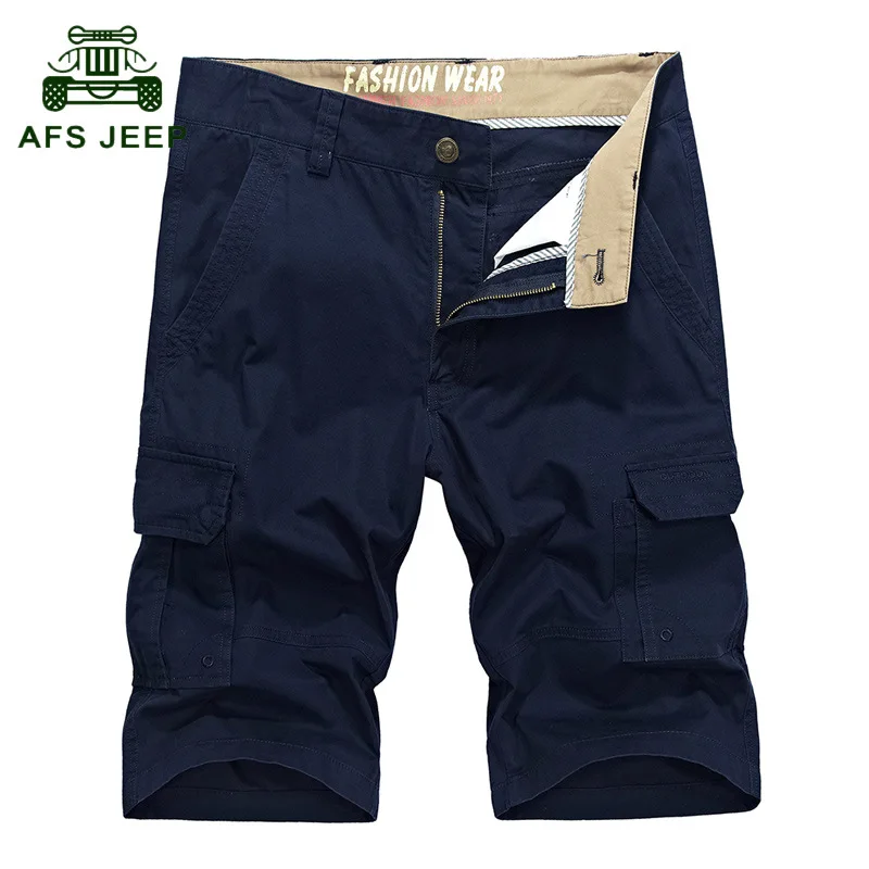 

Label Summer New Style Bib Overall MEN'S Shorts Shorts Large Size Multi-pockets Casual Pants