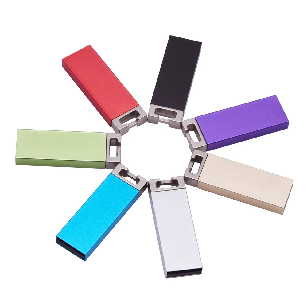 USB флеш накопитель с логотипом на заказ 4 Гб металлический 8 ГБ флешка мини карта