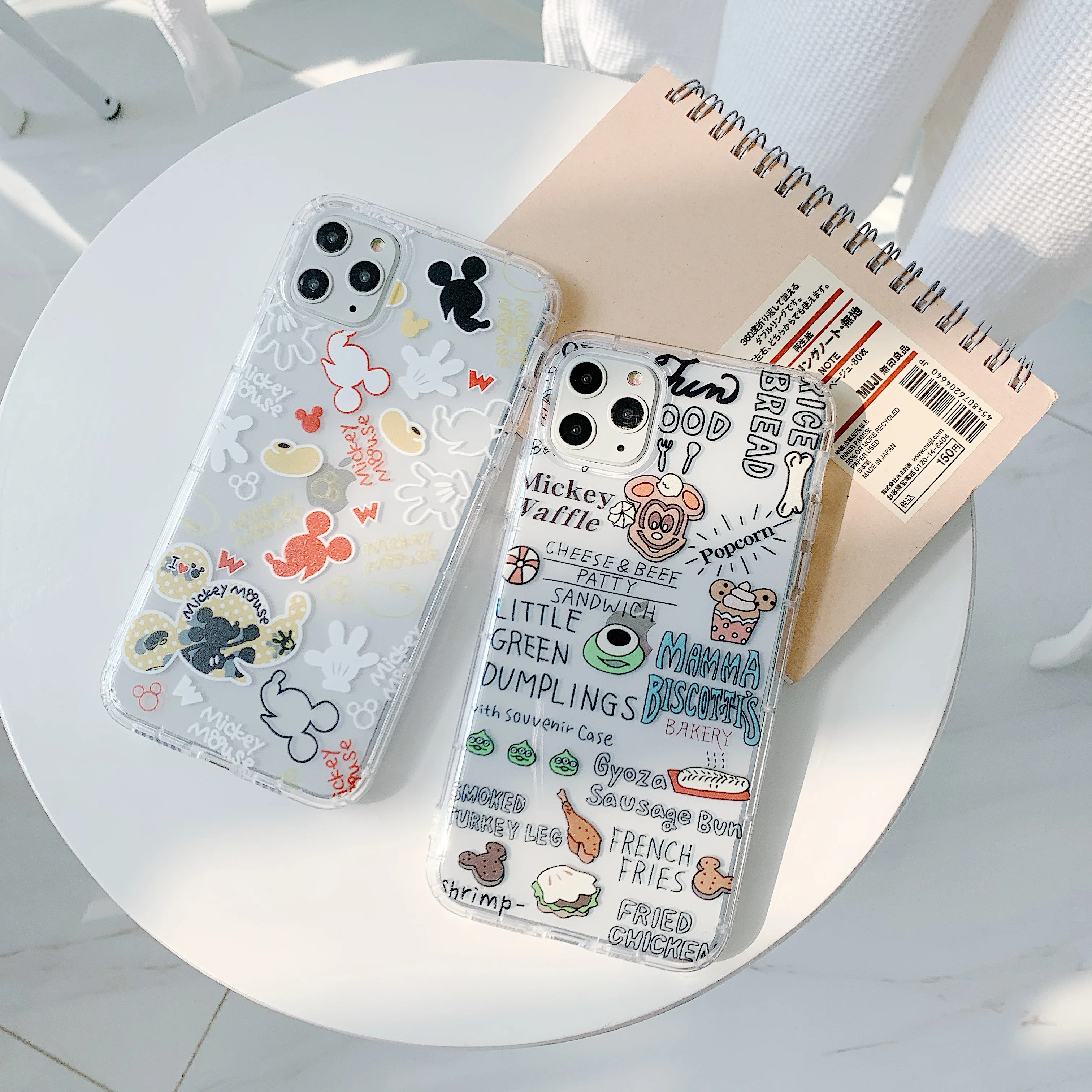 Cartoon Minnie Transparent Phone Case For iphone 11 Pro Max XS XR X 6S 6 7 8 Plus Ultra Slim Clear Soft Cases Back Cover |