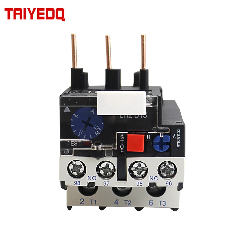 JR28 Thermal Overload Relay 1.6A 2.5A 4A 6A 8A 10A 13A 18A 25A LR2D13  Adjustable Thermal Relay Over Current Protection Relay AliExpress