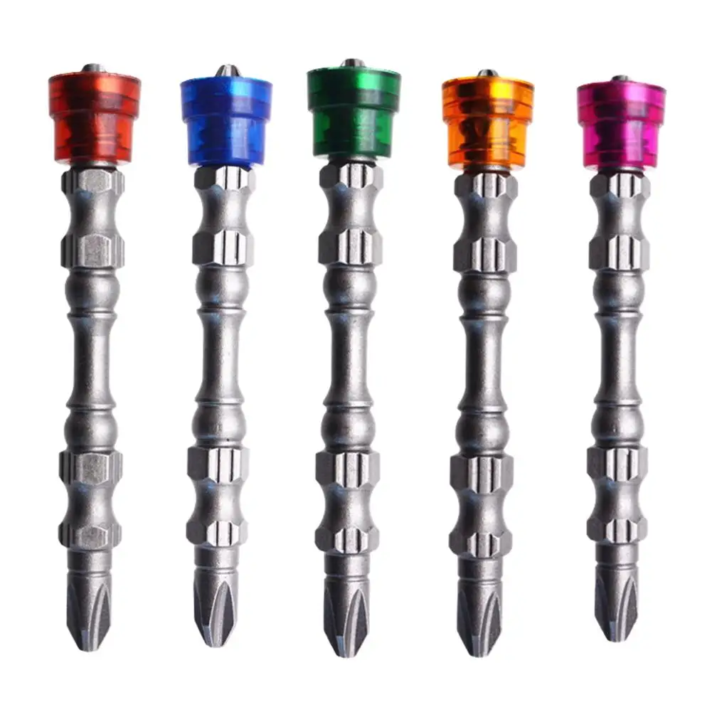 

5Pcs Magnetic Double-use Cross Heads 65mm long Electric Screwdriver Bit Power Tool double-ended batch strong magnetic bit