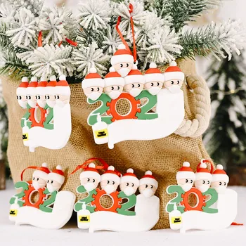 

2020 Personalized Survived Family Of Ornament 2020 Christmas Holiday Decorations boze narodzenie