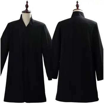 

Lord Voldemort Costume Adult Men Black Robe Coat Suit Outfit Halloween Carnival Costumes