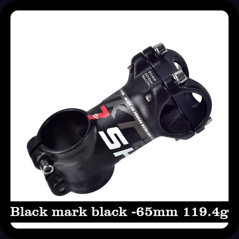 Black Red 65mm MTB XC AM велосипедный вынос руля 31,8 мм* 45/55/65/70/80/90/100/110 мм 7 градусов Горный Дорожный велосипед стволовых Запчасти для велосипедов - Цвет: Black Red 65mm