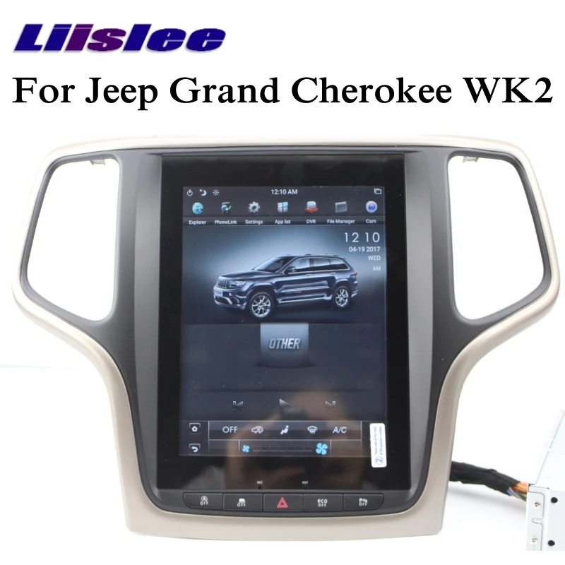 LiisLee Автомобильный мультимедийный gps аудио Радио стерео для Jeep Grand Cherokee WK2 2011~ 12,1 дюймов Android CarPlay навигация NAVI