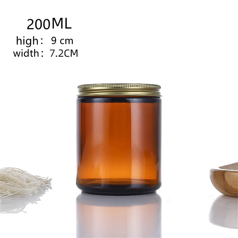 Wholesale Handmade Candle Jars 100ml 150ml 200ml Straight Sided Cosmetic  Candle Container 8oz Amber Glass Jar From Cosybag, $0.75