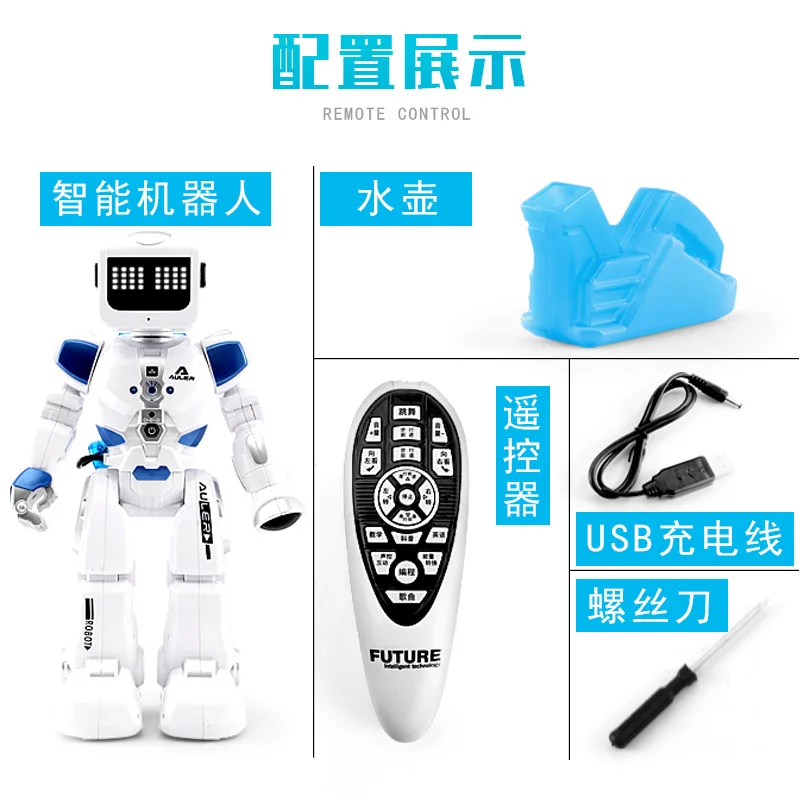 

Music Can K3 Aole Water And Electricity Mixed Power Remote Control Robot Intelligent Voice Children Electric Boy Toy