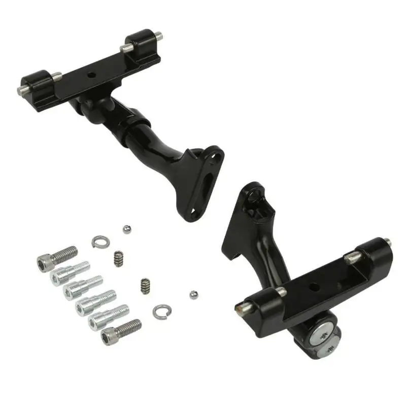 Adjustable Rear Passenger Footboard Mount Kit For Harley Touring Street