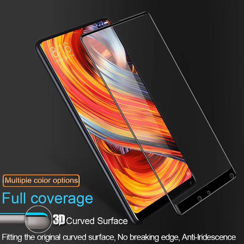 Защитная пленка IMAK Для Xiaomi Mi MIX2 3D изогнутый Полноэкранный протектор из