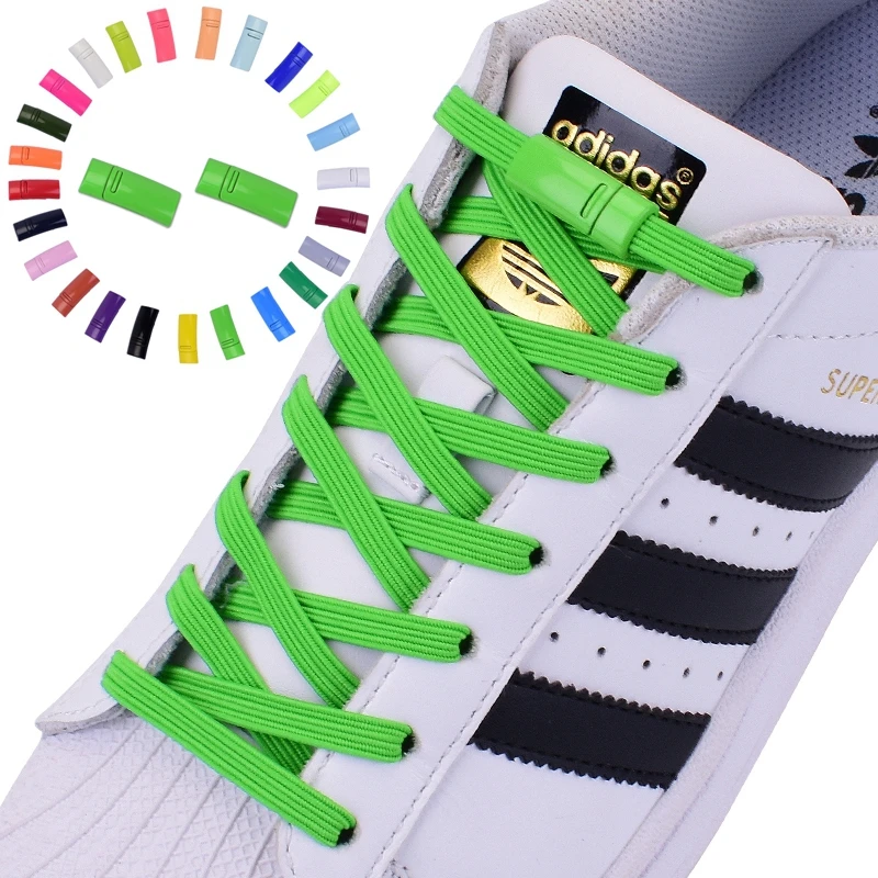 1pair Shoelaces Elastic Tie Shoelaces Shoe 1pair