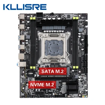 

Kllisre X99 Desktop motherboard LGA 2011-3 with dual M.2 NVME slot Support four channels DDR4 ECC SATA3.0 USB3.0