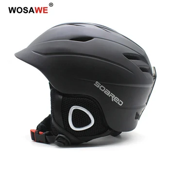 

WOSAWE Motorcycle Helmet Open Face Skiing Skateboard Thicken Ear Pad Snowboard Mens Women Integrally-molded Helmet Adult 57~63cm