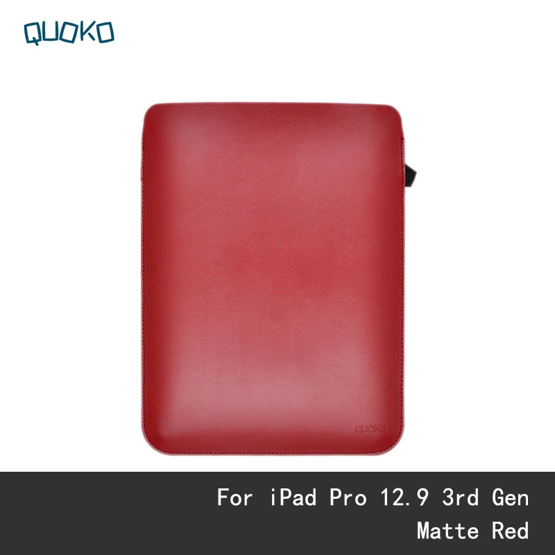 Простой Стильный чехол для iPad 10,2, iPad Air 10,5, Чехол для iPad Pro 12,9, 3-го поколения, чехол для планшета, кожаная сумка - Цвет: 12.9 inch M-Red