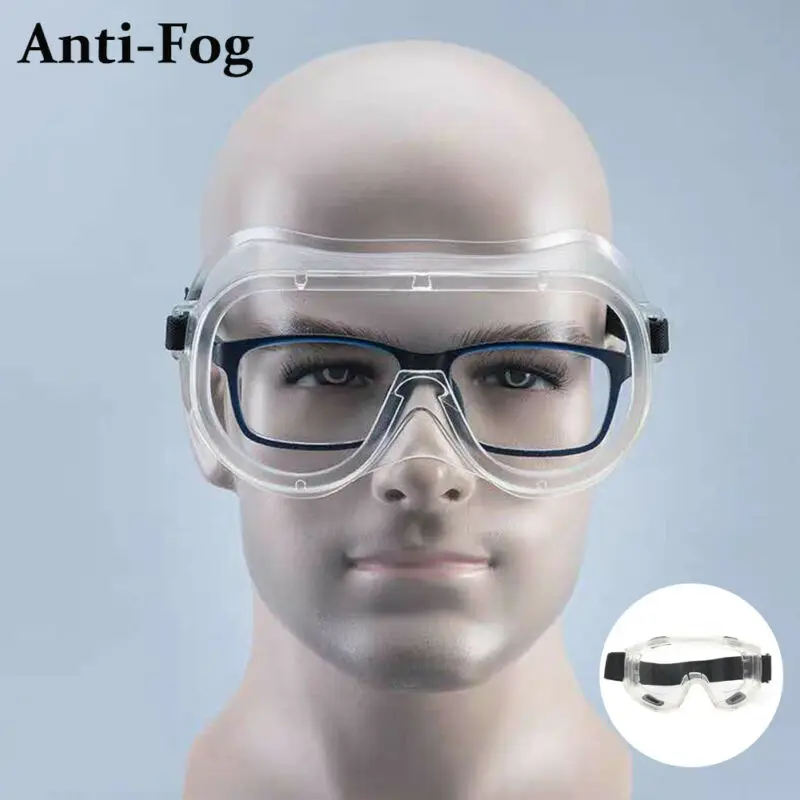 

Anti-Fog Anti-virus Working Glasses Safety Glasses Transparent Dust-Proof Glasses Lab Dental isolation Protective Glasses