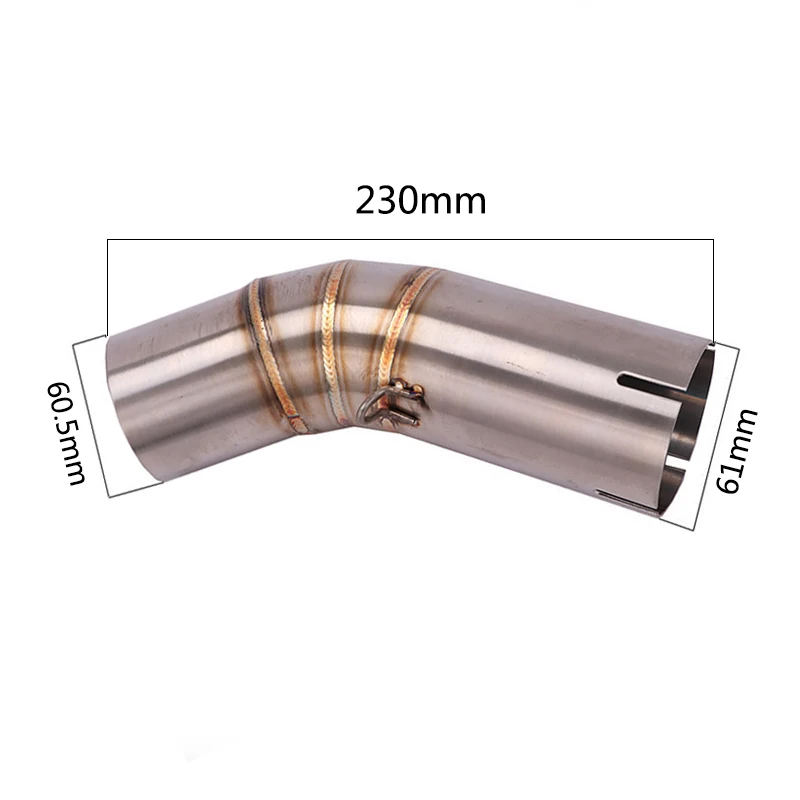 Mid Pipe for Ducati 959 Panigale Motorcycle Exhaust Pipe 61mm Middle Slip On Original Catalyst Stainless Steel Titanium Alloy - - Racext 29