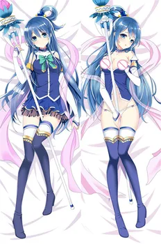 

Anime Pillow Cover Case KonoSuba God's Blessing on This Wonderful World! Sexy Girl Pillowcase Peach Skin 2 Way Throw Pillow case