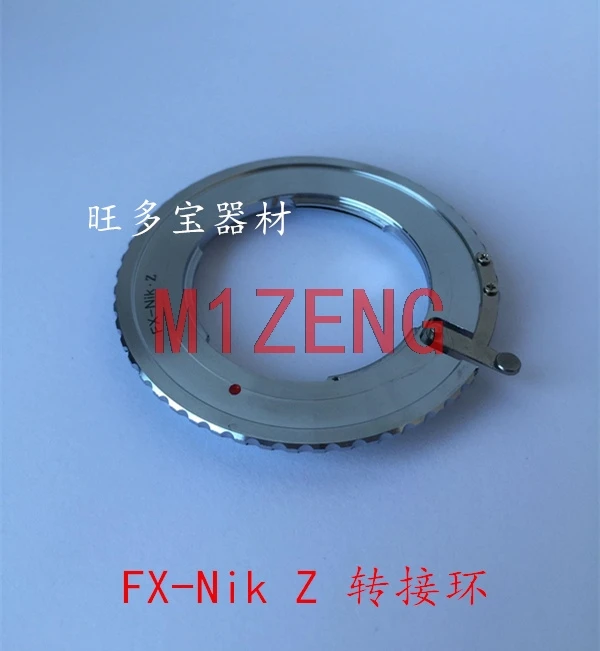 Кольцо-адаптер FX-Nik Z для объектива fujifilm fuji fx x корпуса беззеркальной камеры nikon Z6 Z7