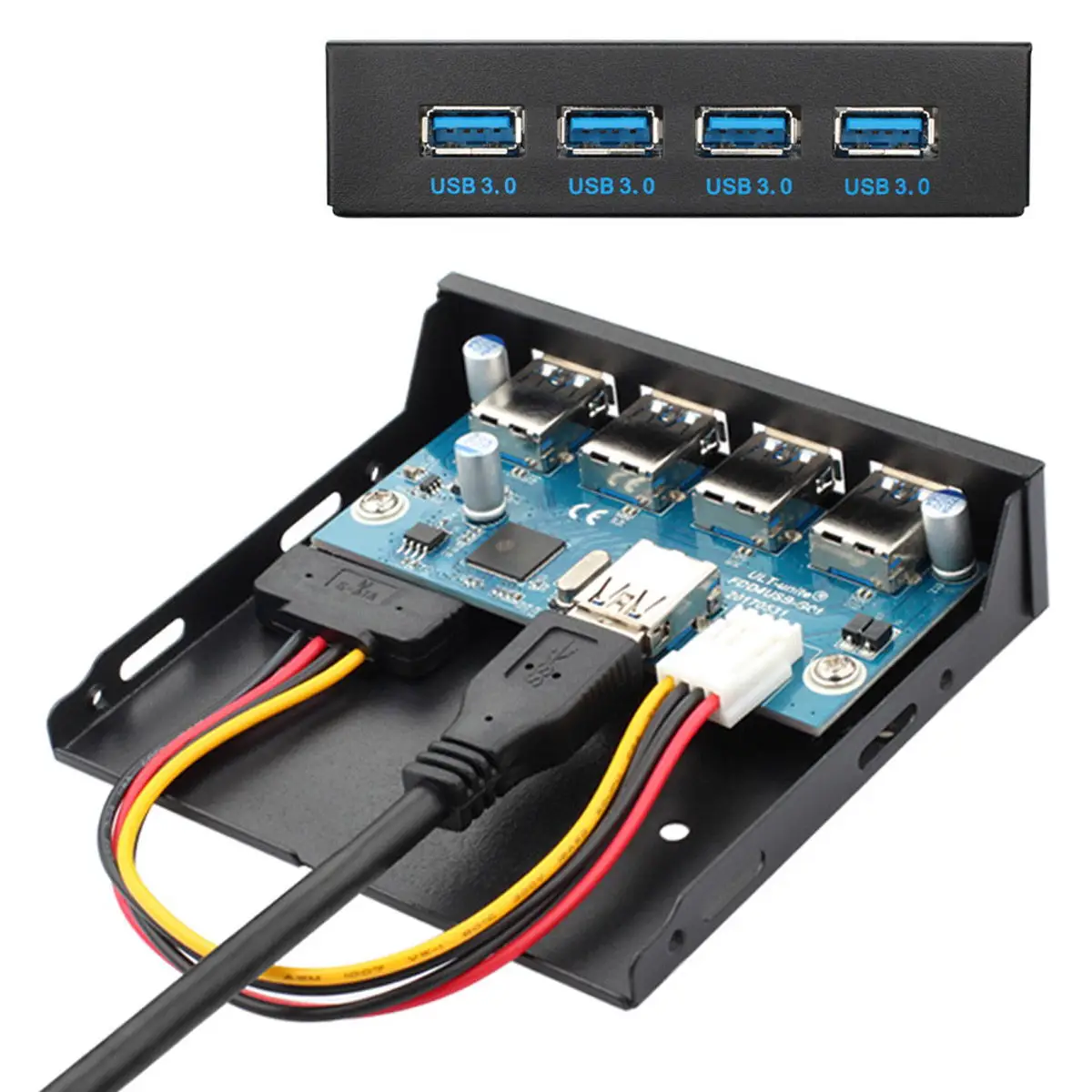 Материнская плата 20Pin Соединительный кабель для 3 5 &quotFloppy Bay USB 0 HUB 4 порта Передняя