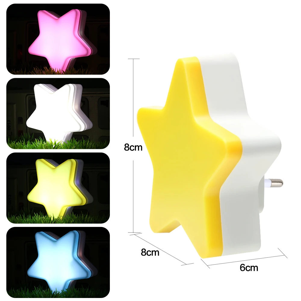 Новый светодиодный ночсветильник с сенсорным управлением Mini Star Moon ночник для