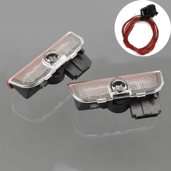

For VW Volkswagen Passat B6 B7 Golf 5 6 7 Mk5 Mk6 Mk7 Tiguan R line Rline CC Sharan 7N Scirocco 3 LED Car Door Light Projector